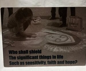 Metal Who Shall Shield 5x7