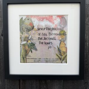 Savour the Season Wood Frame 13x13